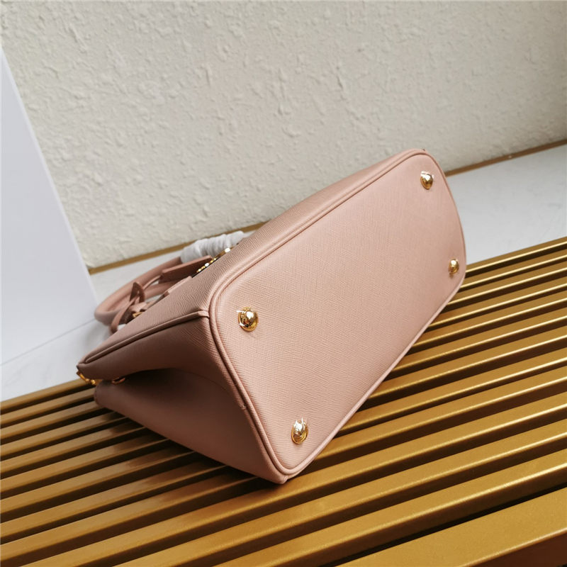 Prada Medium Galleria Bag In Saffiano Leather Pink High