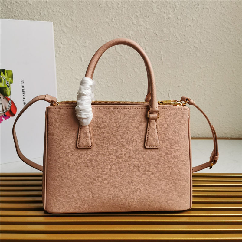 Prada Medium Galleria Bag In Saffiano Leather Pink High