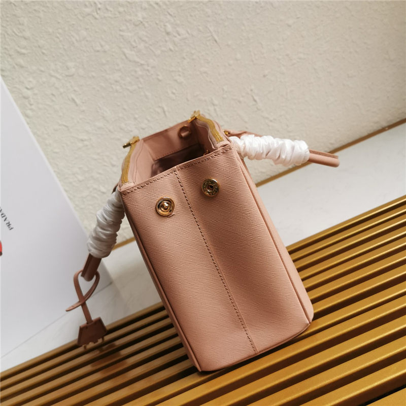 Prada Medium Galleria Bag In Saffiano Leather Pink High