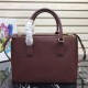 Prada Medium Galleria Bag In Saffiano Leather Burgundy High