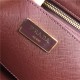 Prada Medium Galleria Bag In Saffiano Leather Burgundy High