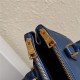 Prada Medium Galleria Bag In Saffiano Leather Blue High