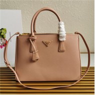 Prada Large Galleria Bag In Saffiano Leather Pink High