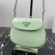 Prada Cleo brushed leather mini bag 1BH188 Green High