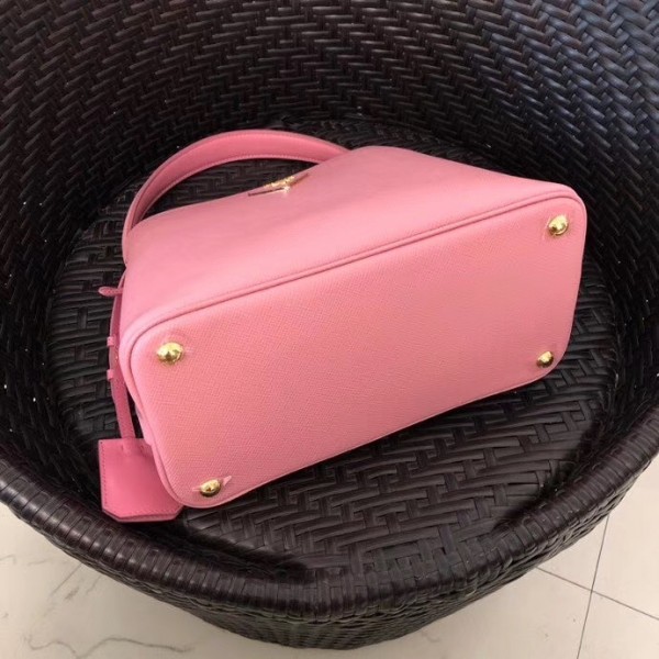 Prada Matinee Mini Bag In Pink Saffiano Leather High