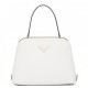 Prada Matinee Mini Bag In White Saffiano Leather High