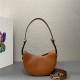 Prada Arqué leather mini shoulder bag 1BC199 Cognac High