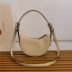 Prada Arqué leather mini shoulder bag 1BC199 Beige High