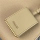 Prada Monochrome Bag 1BA156 In Beige Saffiano Leather High