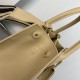 Prada Monochrome Bag 1BA156 In Beige Saffiano Leather High