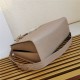 Prada Large Saffiano Leather Handbag Tote Taupe High