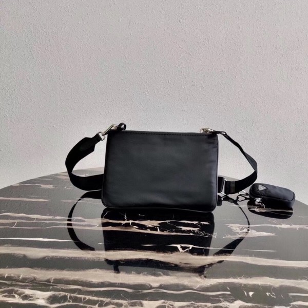 Prada Black Nylon Re-Edition 2000 Shoulder Bag High