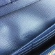 Prada Continental Wallet In Blue Saffiano Leather High