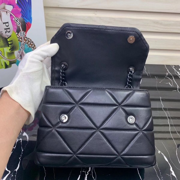 Prada Spectrum Small Bag In Black Nappa Leather High