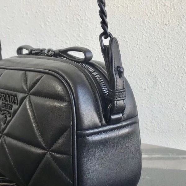 Prada Spectrum Camera Bag In Black Nappa Leather High