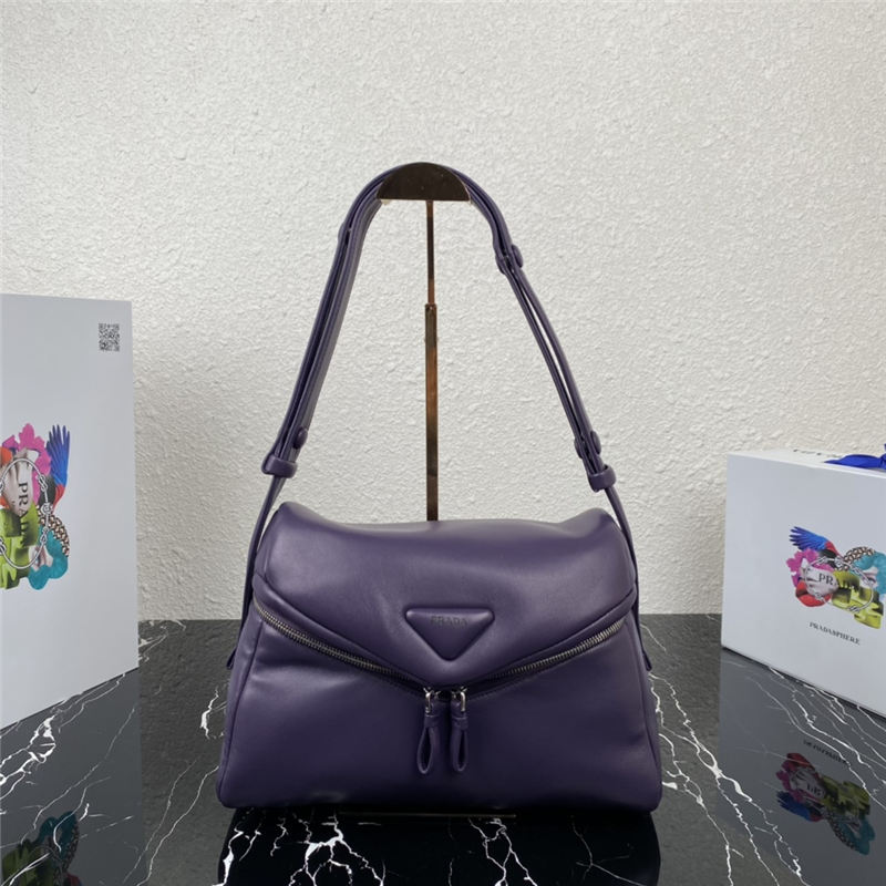 Prada Padded nappa leather Prada Signaux bag Purple High