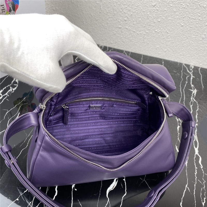 Prada Padded nappa leather Prada Signaux bag Purple High