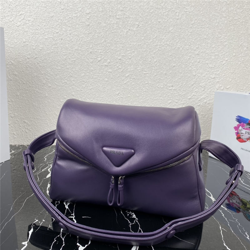 Prada Padded nappa leather Prada Signaux bag Purple High