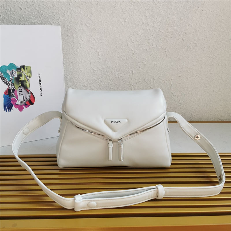 Prada Padded nappa leather Prada Signaux bag White High