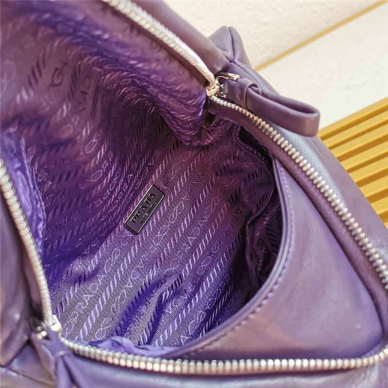 Prada Padded nappa leather handbag Purple High