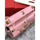 Valentino GARAVANI ROMAN STUD NAPPA CHAIN BAG Pink High