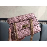 Valentino Spike Small Bag Lambskin Poudre High