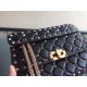 Valentino Spike Small Bag Lambskin Black High