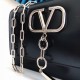 Valentino Vcase Small Chain Bag In Black Calfskin High