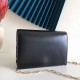 Valentino Vcase Small Chain Bag In Black Calfskin High