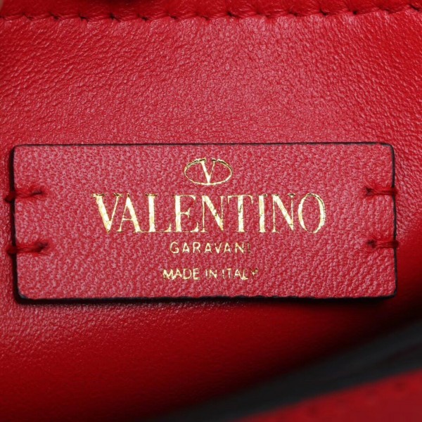 Valentino Garavani Red Small VRing Shoulder Bag High