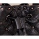 Valentino Small Spike Bucket Bag Black High