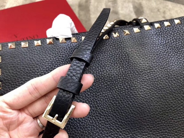 Valentino Black Medium Top Handle Bag High