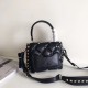 Valentino Candystud Mini Handbag In Black Lambskin High