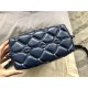 Valentino Garavani Quilted Candystud Bag Blue VLTN High