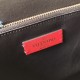 Valentino Small Vring Handbag In Black Buffalo Leather High