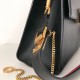 Valentino Vsling Handbag In Black Grainy Calfskin High