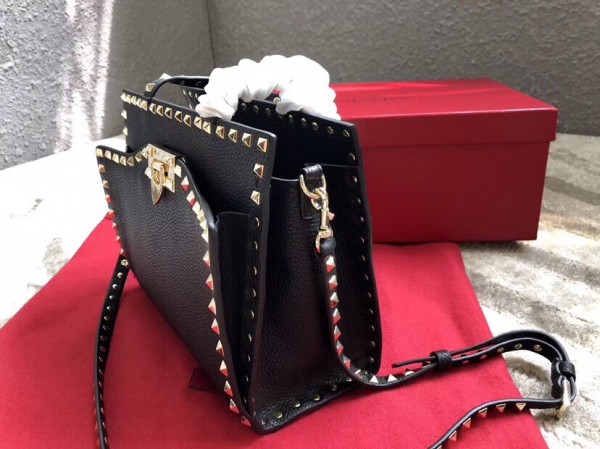 Valentino Black Small Top Handle Bag High