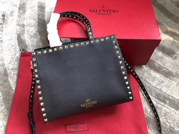 Valentino Black Small Top Handle Bag High