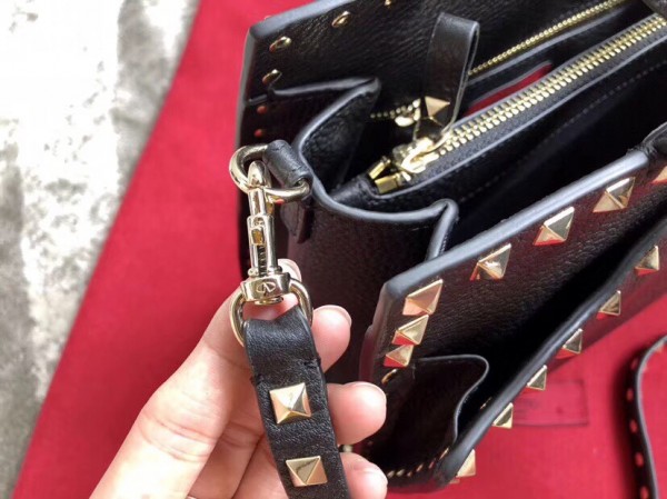 Valentino Black Small Top Handle Bag High