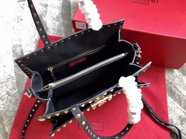 Valentino Black Small Top Handle Bag High