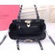 Valentino Mini Tote In Black Grain Calfskin High