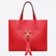 Valentino Garavani Red Large Vring Shopping Tote High