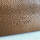 Valentino Large Shopping Bag In Brown Leather High