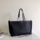 Valentino Large Shopping Bag In Black Leather High