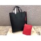 Valentino Garavani Black Large N/S Vring Shopper Bag High