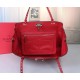 Valentino Medium Tote In Red Grain Calfskin High