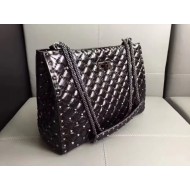 Valentino Spike Tote Bag All Black High