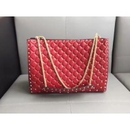 Valentino Spike Tote Bag Red High