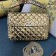 Valentino Spike Medium Bag Metallic Lambskin High