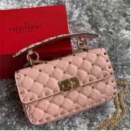 Valentino Spike Small Bag Lambskin CANDY ROSE High